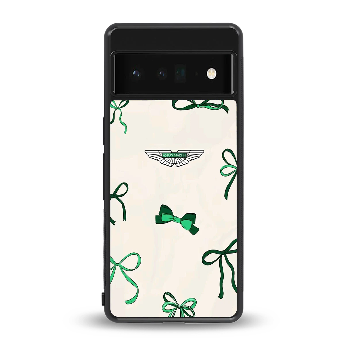 AM X Bows back phone cover | glass case for google pixel 6 pro