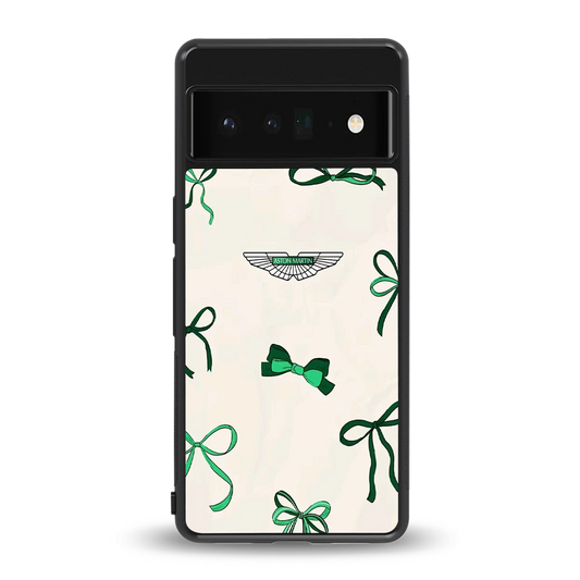 AM X Bows back phone cover | glass case for google pixel 6 pro