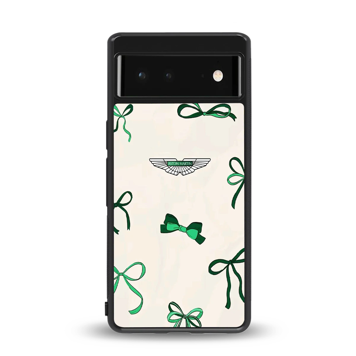 AM X Bows back phone cover | glass case for google pixel 6a