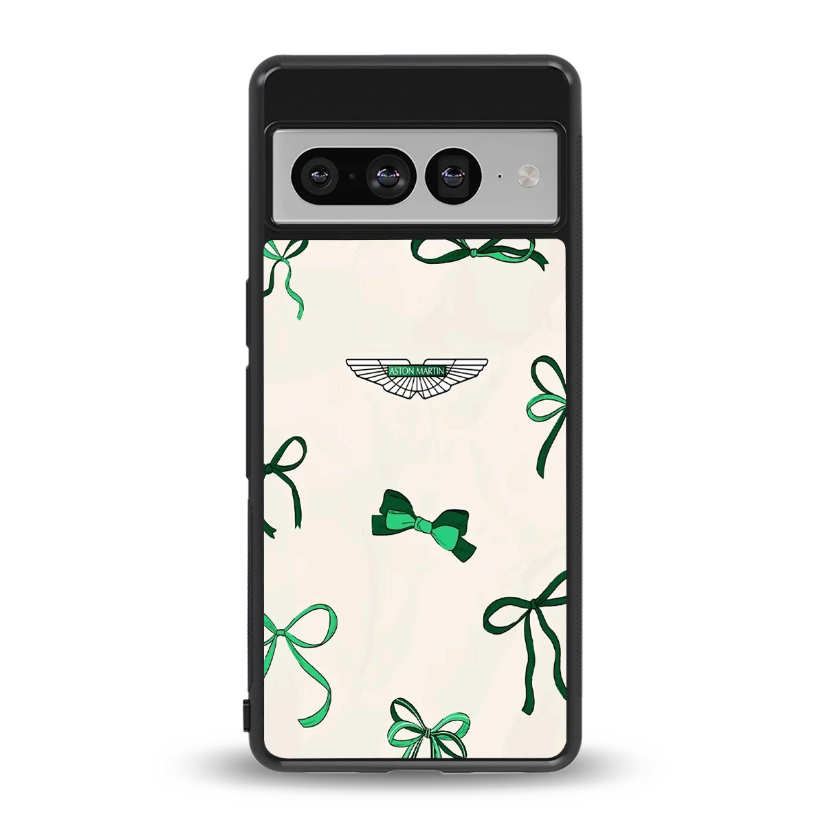 AM X Bows back phone cover | glass case for google pixel 7 pro