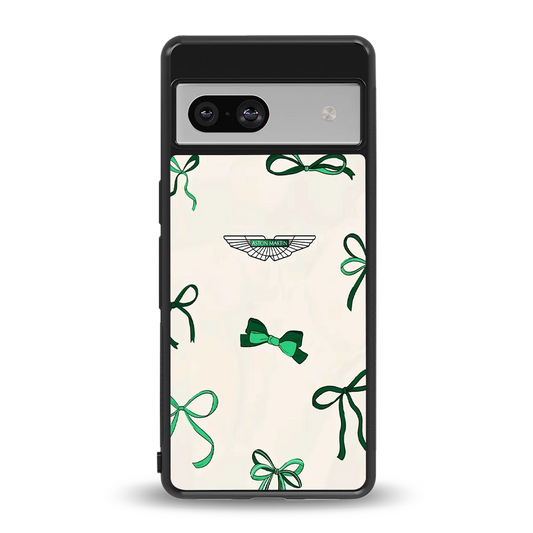 AM X Bows back phone cover | glass case for google pixel 7