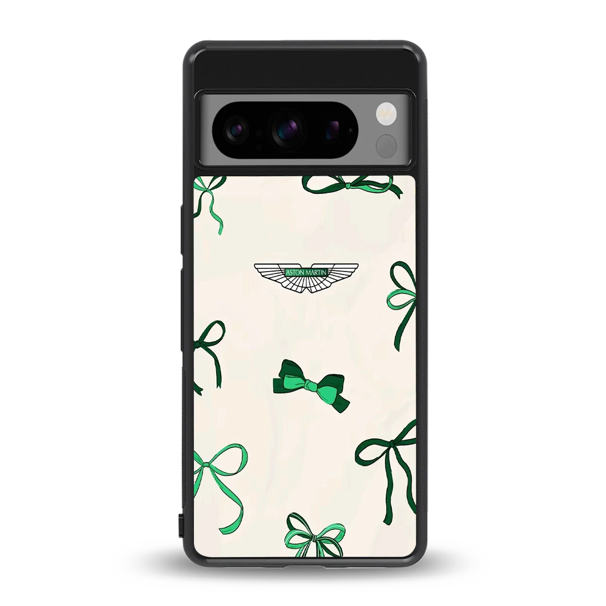 AM X Bows back phone cover | glass case for google pixel 8 pro