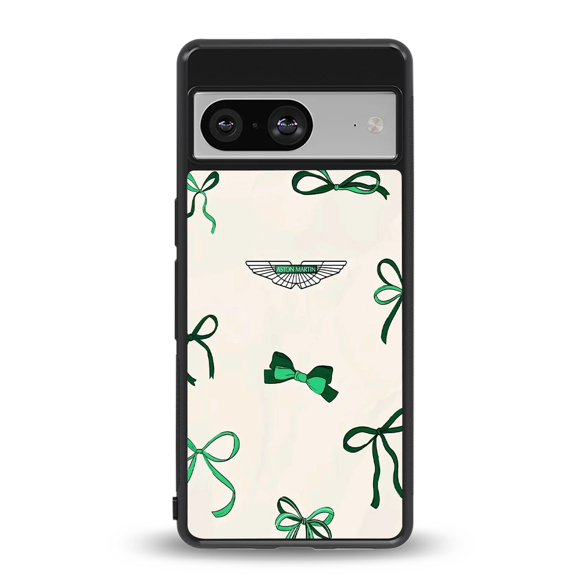 AM X Bows back phone cover | glass case for google pixel 8