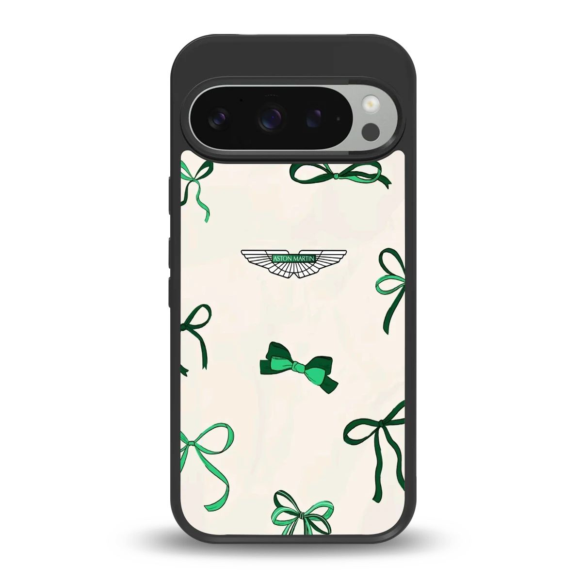 AM X Bows back phone cover | glass case for google pixel 9 pro