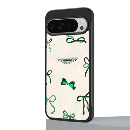 AM X Bows google pixel 9 pro mobile cover | shockproof glass phone case