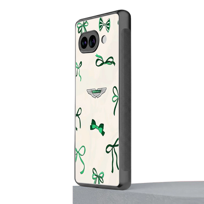 AM X Bows google pixel 10a mobile cover | shockproof glass phone case