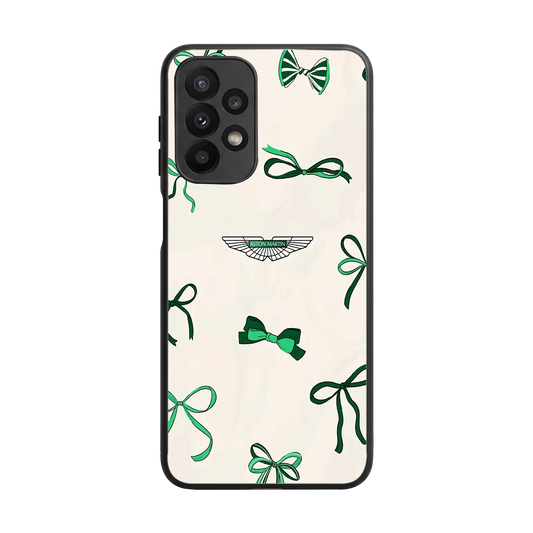 AM X Bows back phone cover | glass case for samsung galaxy a23
