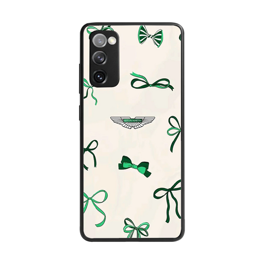 AM X Bows back phone cover | glass case for samsung galaxy s20 fe
