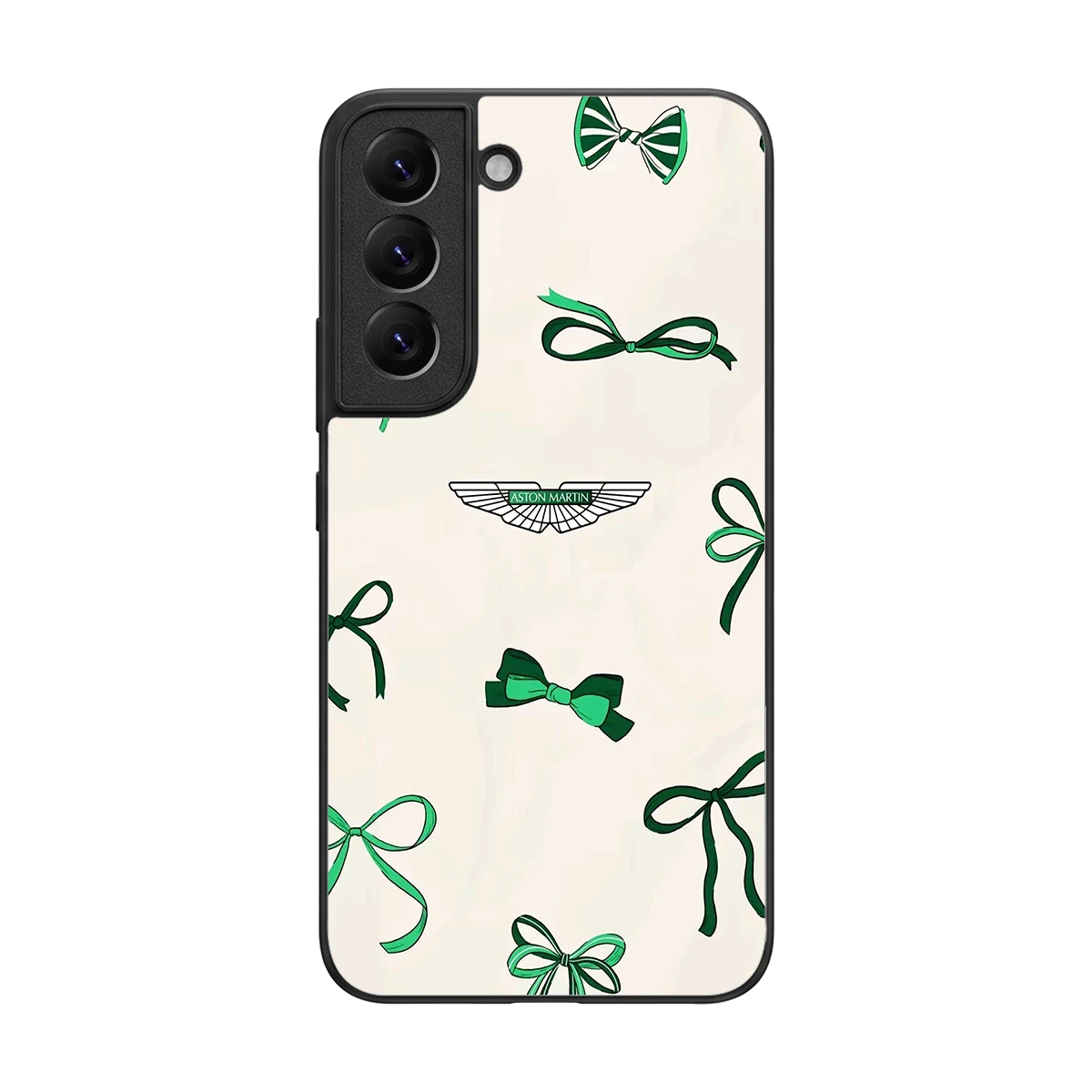 AM X Bows back phone cover | glass case for samsung galaxy s22