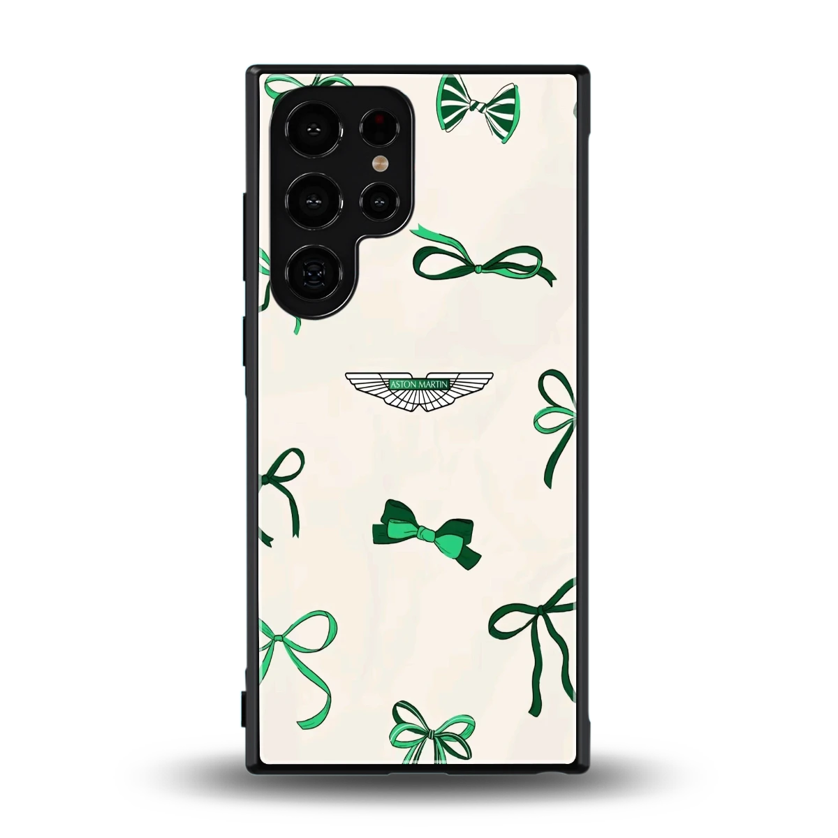 AM X Bows back phone cover | glass case for samsung galaxy s23 ultra