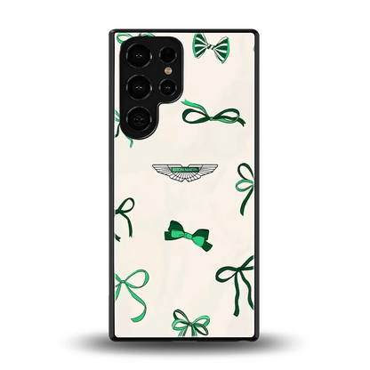 AM X Bows back phone cover | glass case for samsung galaxy s26 ultra