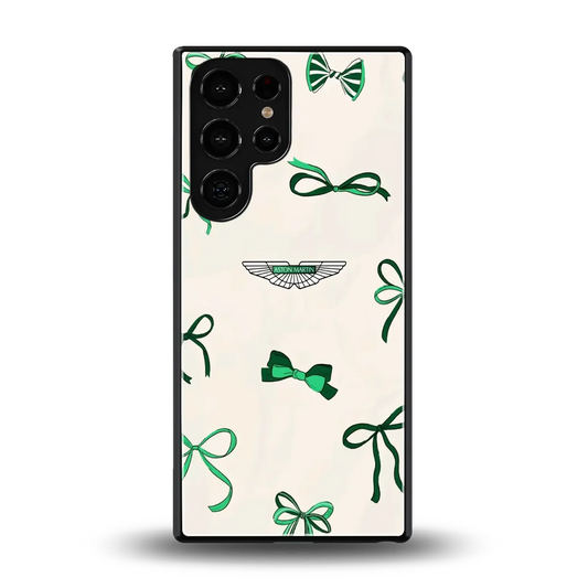 AM X Bows back phone cover | glass case for samsung galaxy s26 ultra