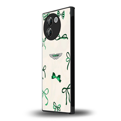 AM X Bows vivo v30e mobile cover | shockproof glass phone case