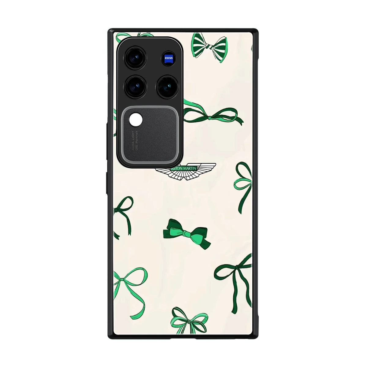 AM X Bows back phone cover | glass case forvivo v30 pro