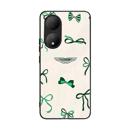 AM X Bows back phone cover | glass case for Vivo-y100