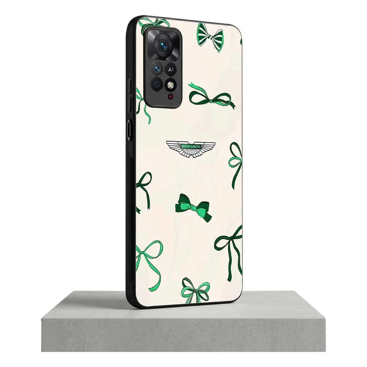AM X Bows redmi note 11 pro mobile cover | shockproof glass phone case