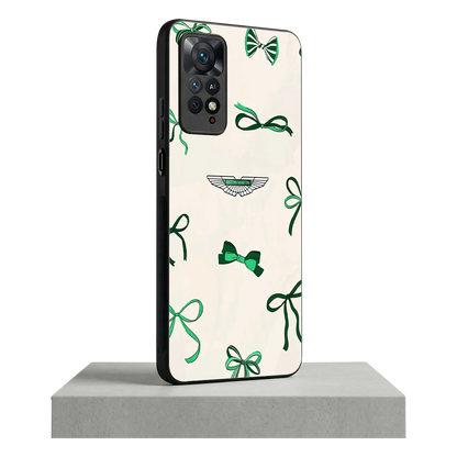 AM X Bows redmi note 11 pro mobile cover | shockproof glass phone case
