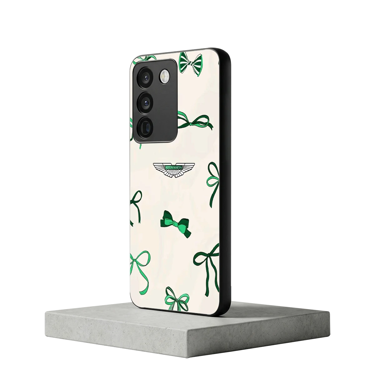 AM X Bows vivo y200 5g mobile cover | shockproof glass phone case