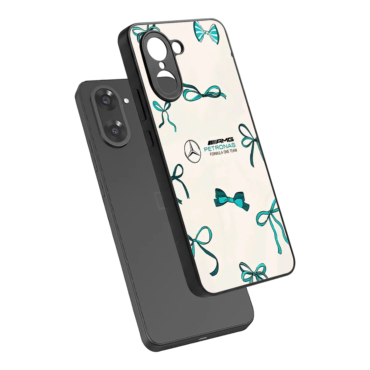AMG X Bows sleek oneplus nord ce5 5g cover with tempered glass back and TPU edges