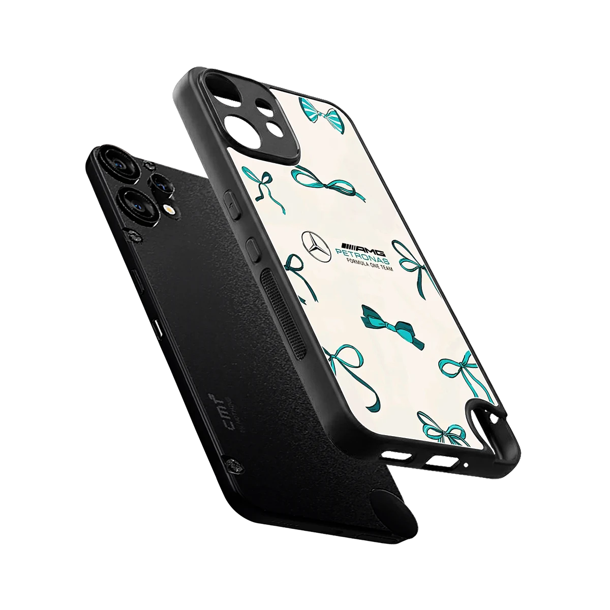 AMG X Bows sleek cmf nothing phone 2 pro cover with tempered glass back and TPU edges