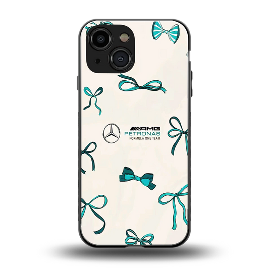 AMG X Bows back phone cover | glass case for iphone 12 mini