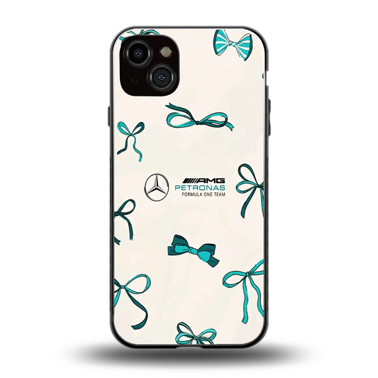 AMG X Bows back phone cover | glass case for iphone 14 plus