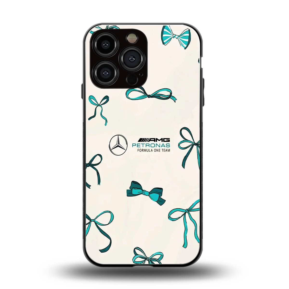 AMG X Bows back phone cover | glass case for iphone 15 pro max