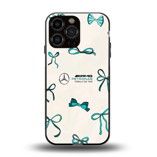 AMG X Bows back phone cover | glass case for iphone 15 pro max