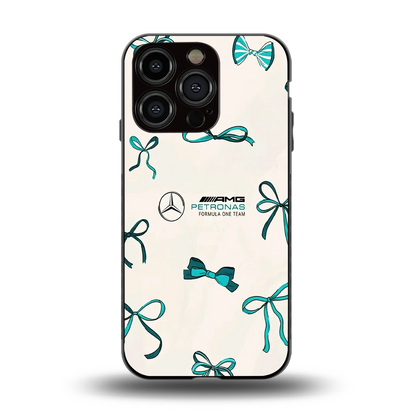 AMG X Bows back phone cover | glass case for iphone 15 pro