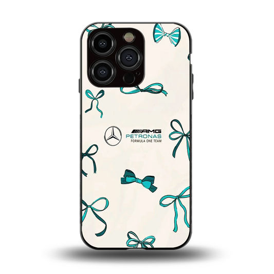 AMG X Bows back phone cover | glass case for iphone 15 pro