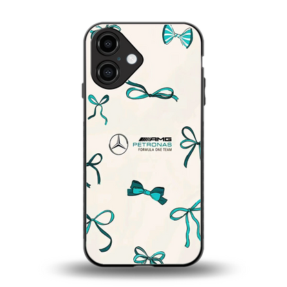 AMG X Bows back phone cover | glass case for iphone 16