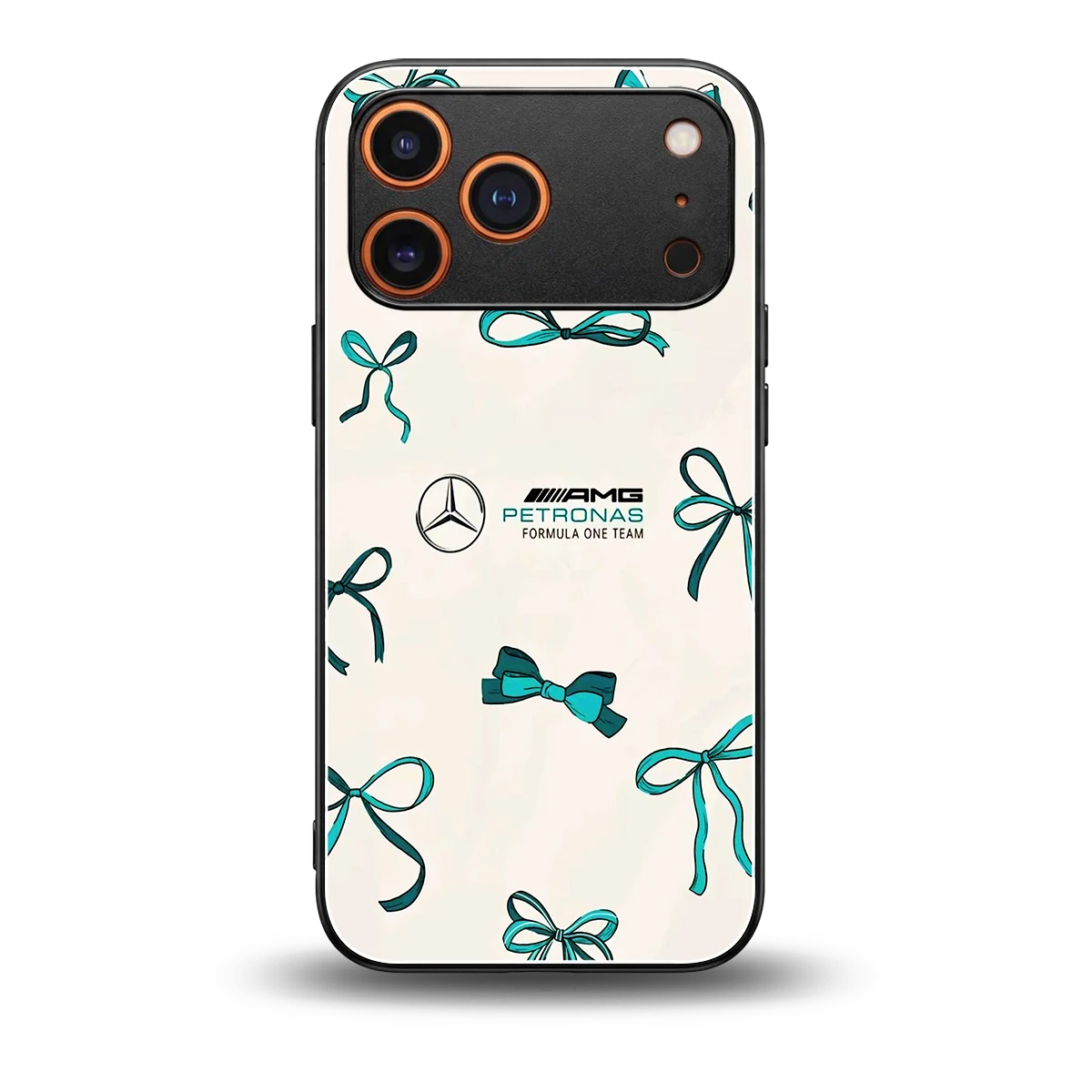 AMG X Bows back phone cover | glass case for iphone 17 pro max