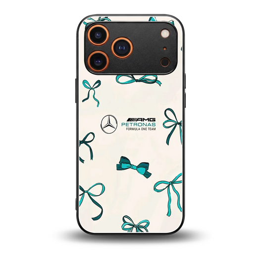 AMG X Bows back phone cover | glass case for iphone 17 pro max