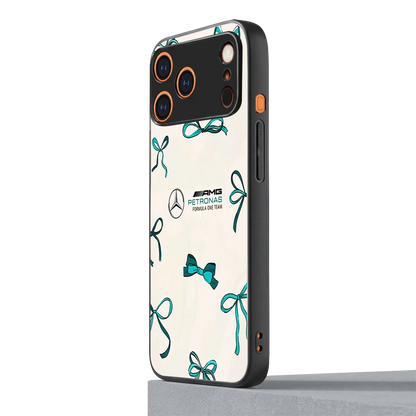 AMG X Bows iphone 17 pro mobile cover | shockproof glass phone case