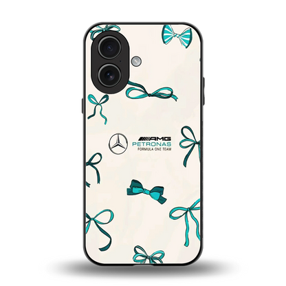 AMG X Bows back phone cover | glass case for iphone 17