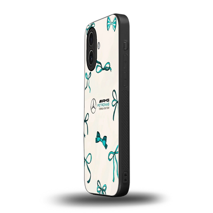 AMG X Bows iphone 17 mobile cover | shockproof glass phone case