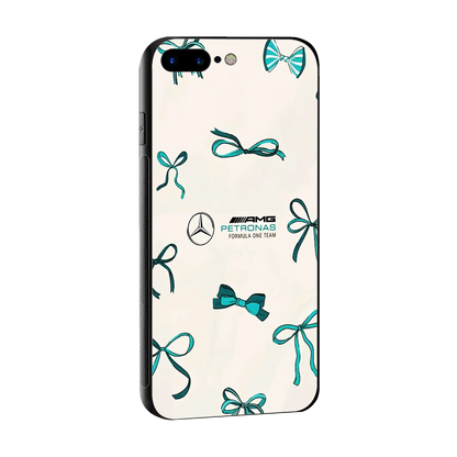 AMG X Bows sleek iphone 8 plus cover with tempered glass back and TPU edges