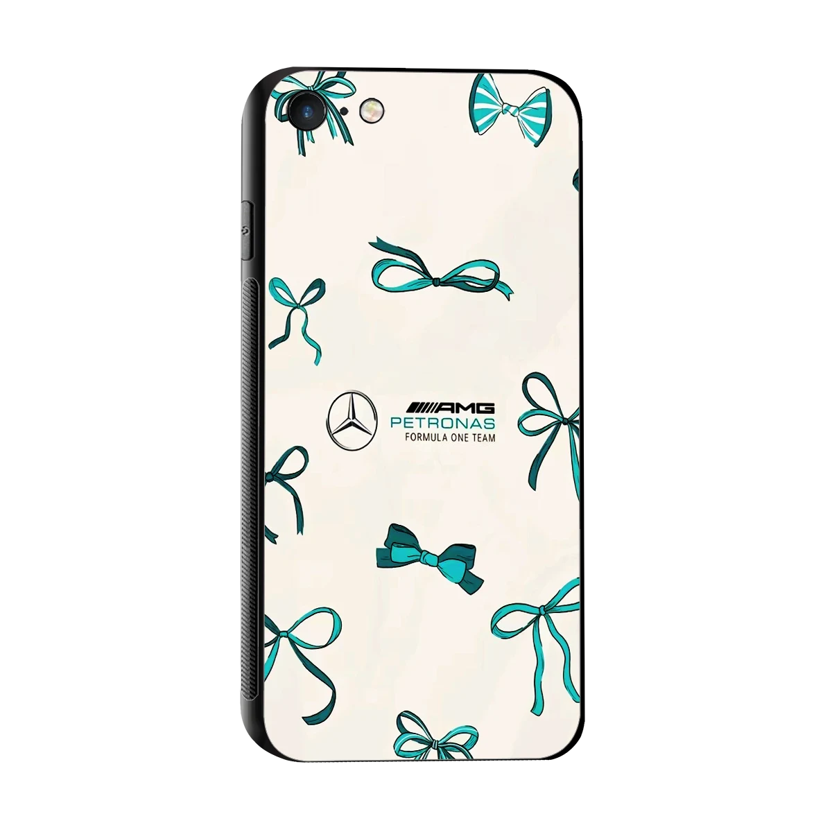 AMG X Bows sleek iphone 7 cover with tempered glass back and TPU edges