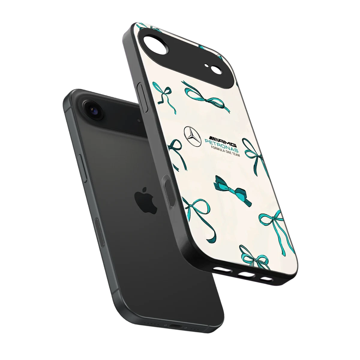 AMG X Bows sleek iphone air cover with tempered glass back and TPU edges