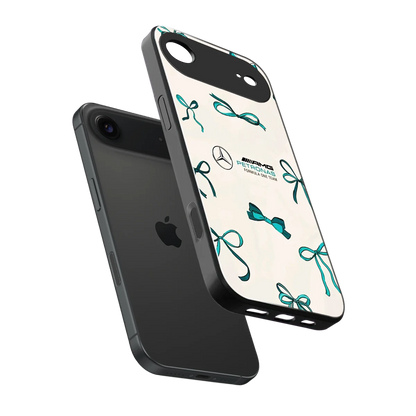 AMG X Bows sleek iphone air cover with tempered glass back and TPU edges