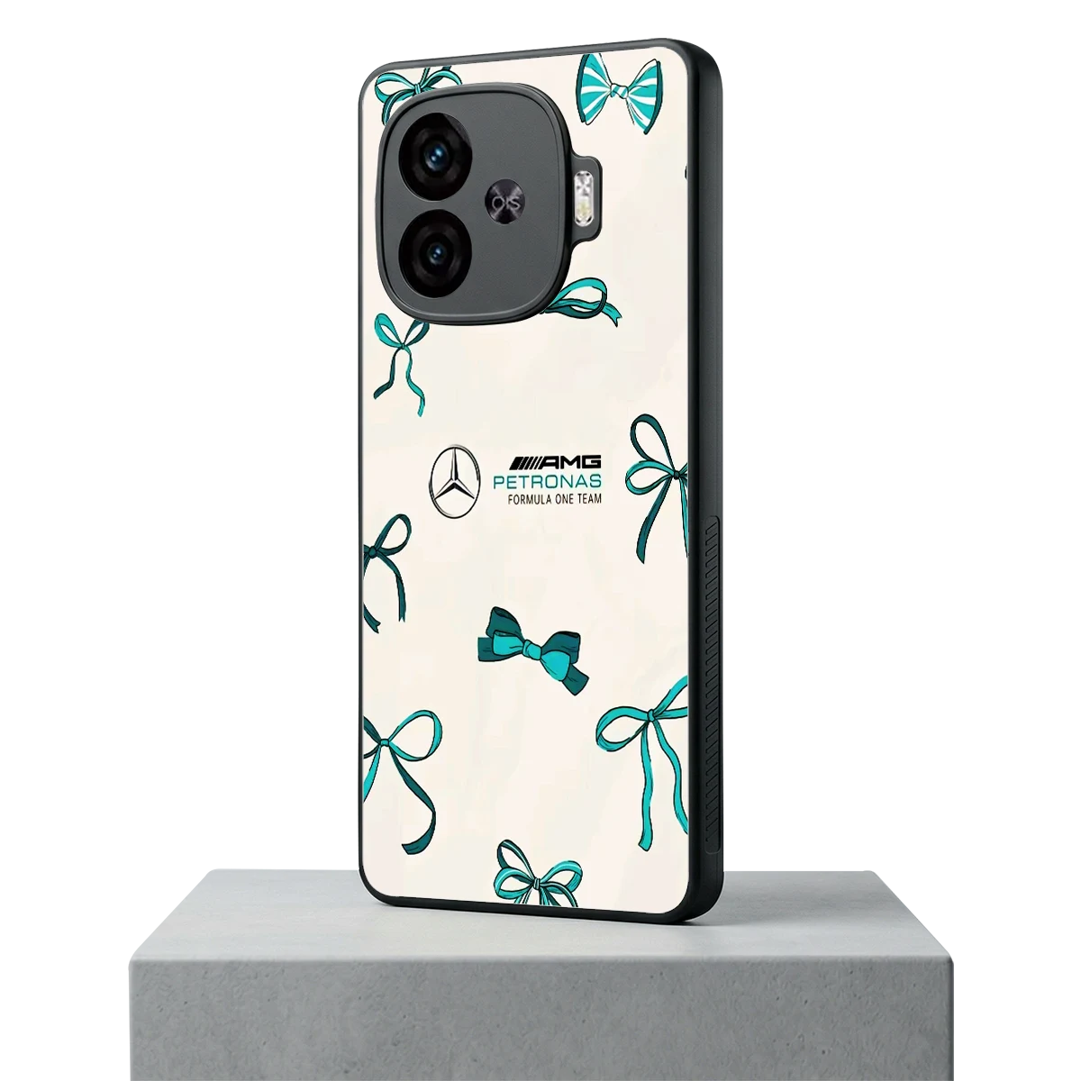 AMG X Bows iqoo neo 10r 5g mobile cover | shockproof glass phone case