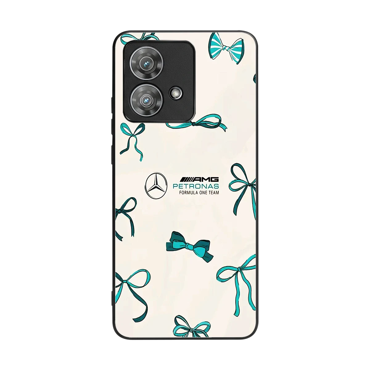 AMG X Bows back phone cover | glass case for motorola edge 40 neo 5g
