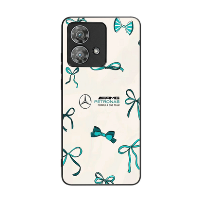 AMG X Bows back phone cover | glass case for motorola edge 40 neo 5g
