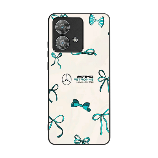 AMG X Bows back phone cover | glass case for motorola edge 40 neo 5g