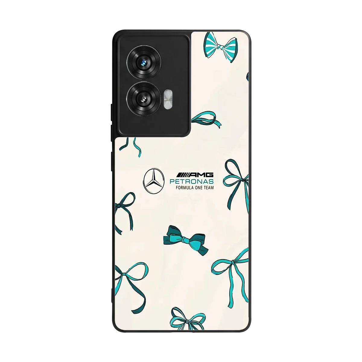 AMG X Bows back phone cover | glass case for motorola edge 50 fusion