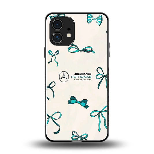 AMG X Bows back phone cover | glass case for nothing phone 1