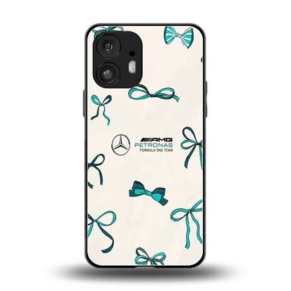 AMG X Bows back phone cover | glass case for nothing phone 2