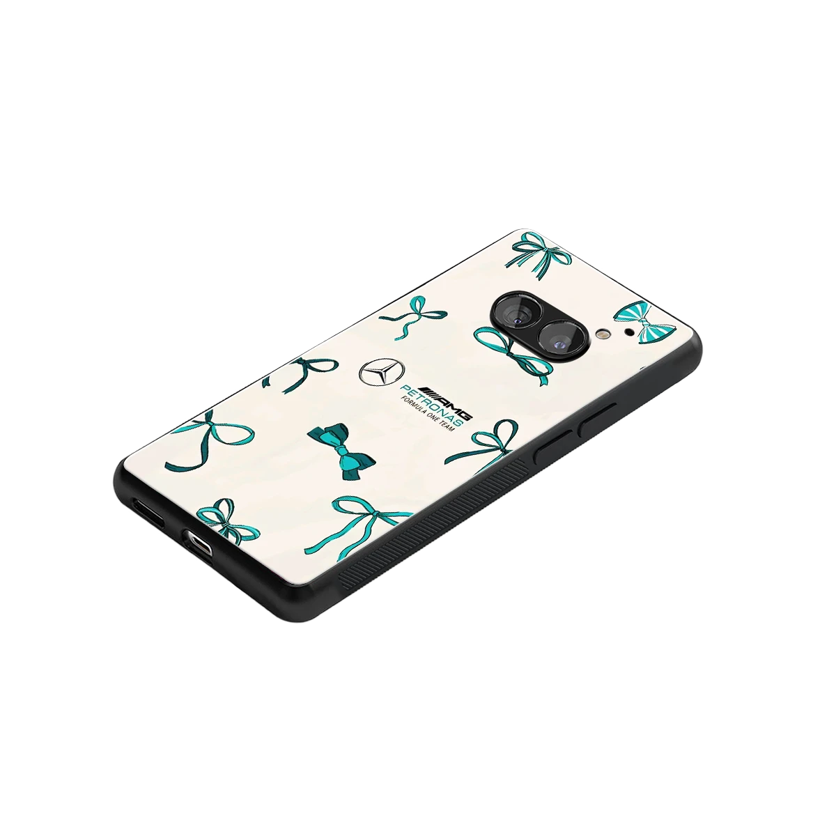 AMG X Bows stylish phone case for nothing phone 2a | glossy glass and slim fit