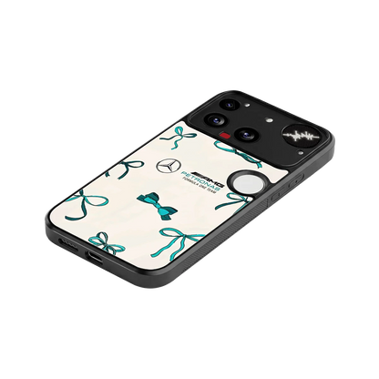 AMG X Bows stylish phone case for nothing phone 3 | glossy glass and slim fit