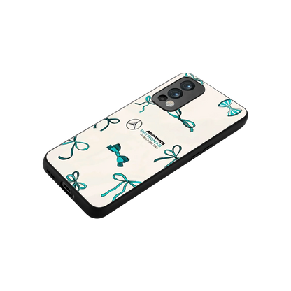AMG X Bows stylish phone case for oneplus nord 2 | glossy glass and slim fit